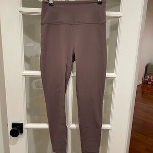 Unlabeled High-Waisted Mauve Leggings